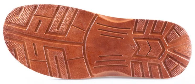 Pánske kožené sandále na suchý zips veľ. 41
