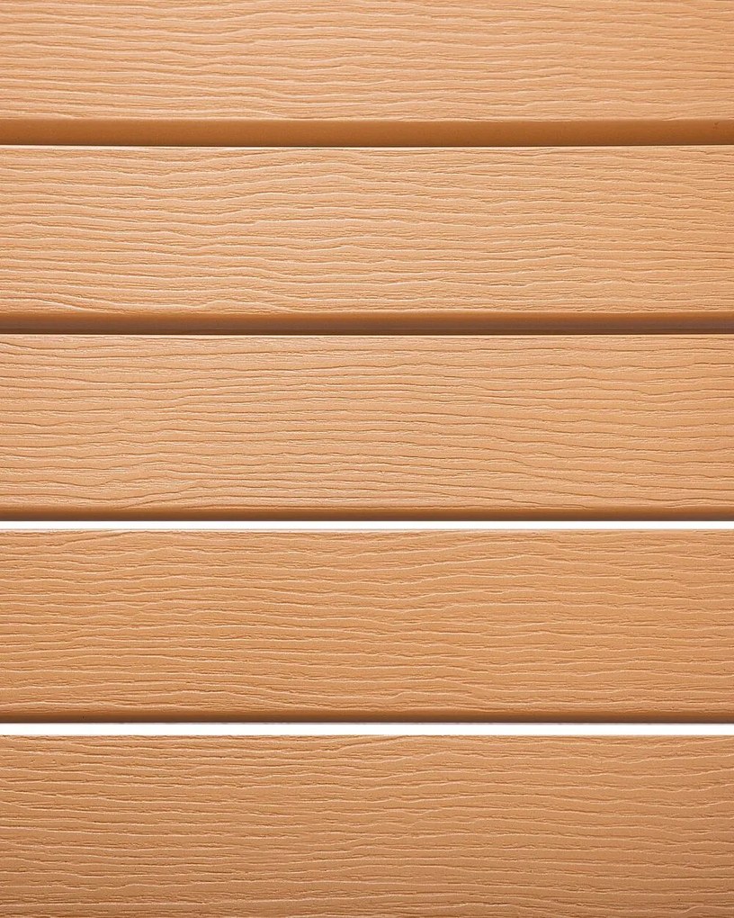 Záhradná stolička s podnožkou farba tíkového dreva ADIRONDACK Beliani