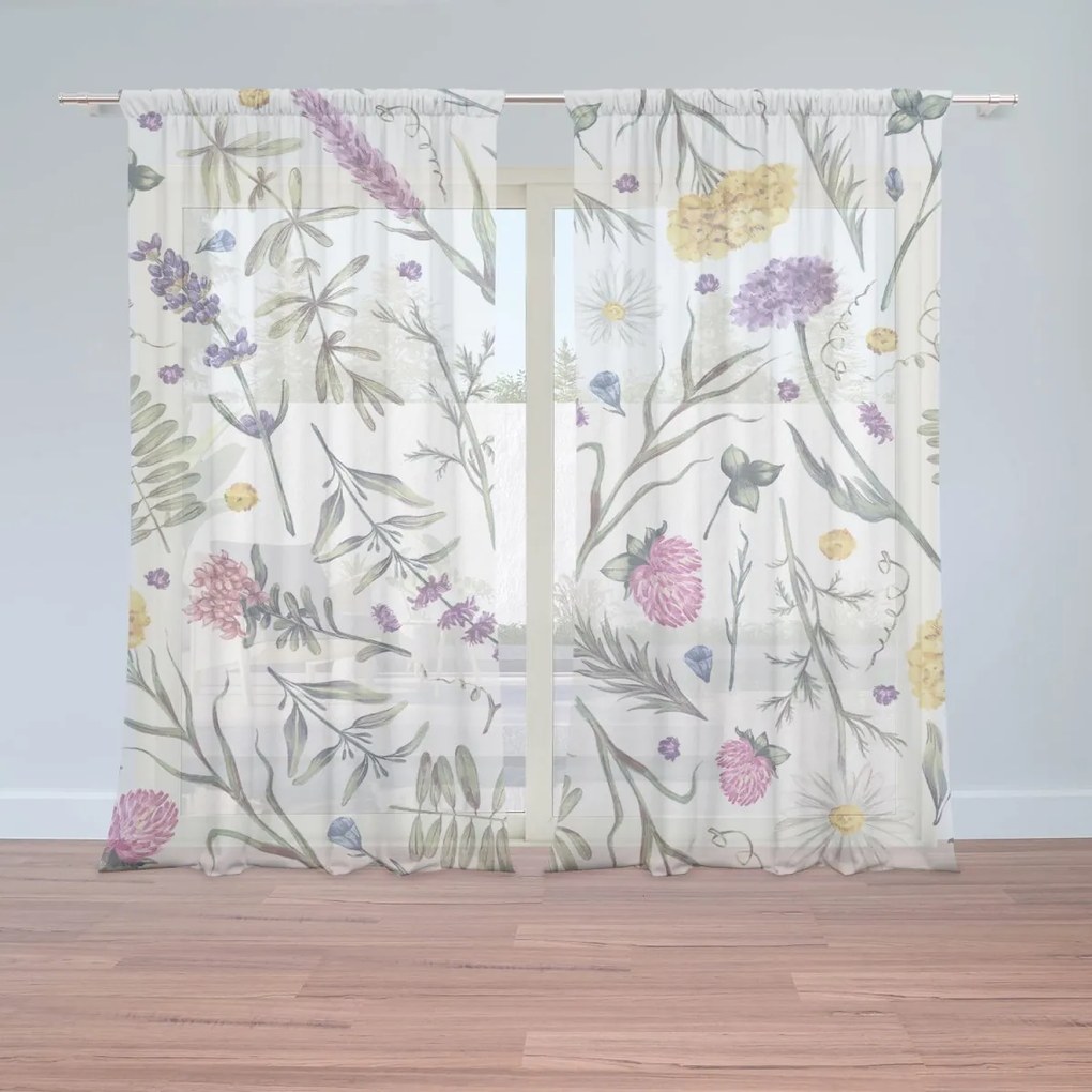 Sablio Záclony Babičkina záhrada: 2ks 150x250cm