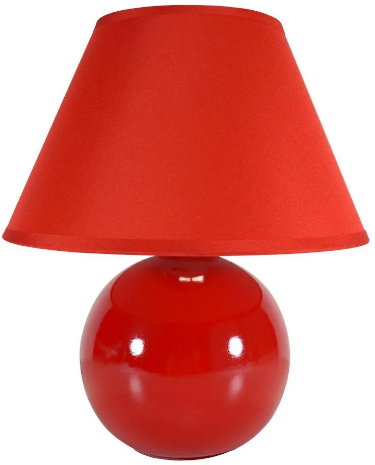 Eglo Eglo 23876 - Stolná lampa TINA 1xE14/40W/230V červená EG23876