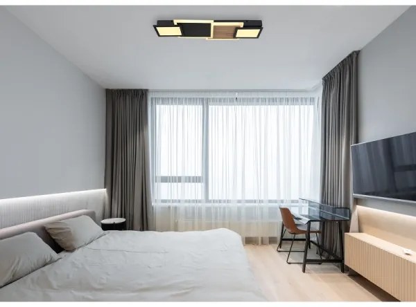 Globo 67279-30 - LED stropné svietidlo CAROLINE LED/30W/230V béžová/čierna