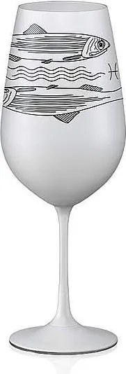 Crystalex pohár Zverokruhy Ryby biela 550 ml