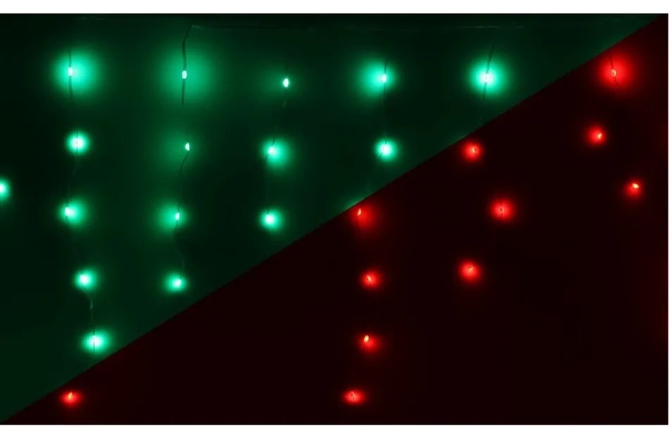 RGB Vianočná LED reťaz s diaľkovým ovládaním Cencúle 85 LED, 300 cm