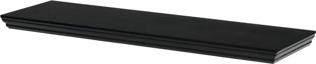 Nástenná polica 80 cm čierna P-025 BK