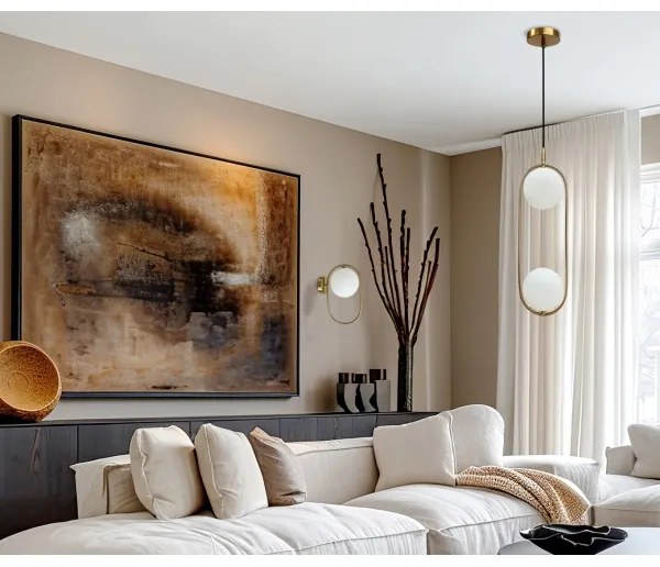 Nástenné svietidlo CORDEL 1xG9/28W/230V zlatá