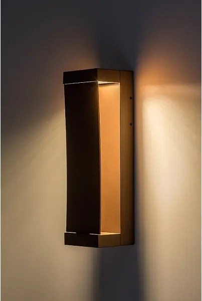 Rabalux 77068 - LED vonkajšie nástenné svietidlo BRADU LED/13W/230V IP65 hnedé