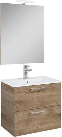 Ceramia Lea kúpeľňová zostava s umývadlom 61,5x55x41,7 cm dub LEASET60D