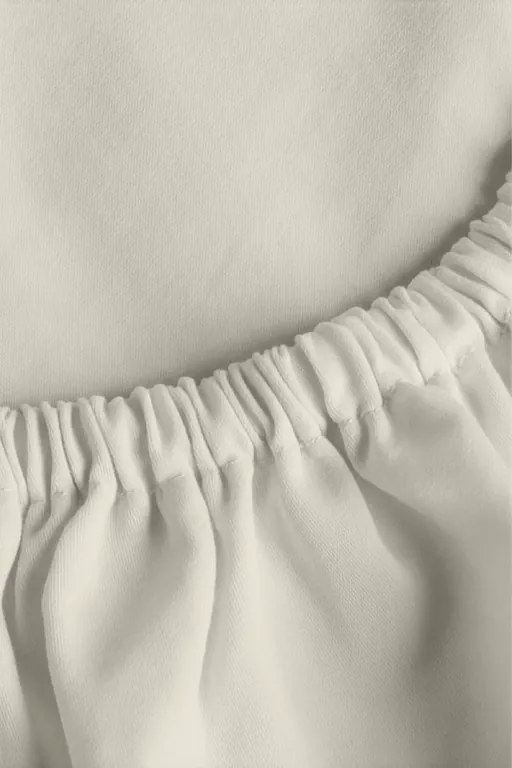 Plachta s gumičkou JERSEY krémová 180 g/m² Rozmer: 200x200x30 cm
