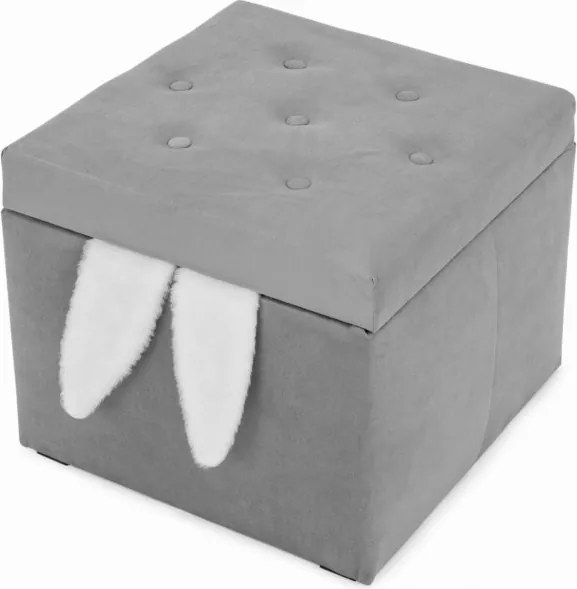 Taburetka Bunny s uškami malá rôzne farby 40x40 cm