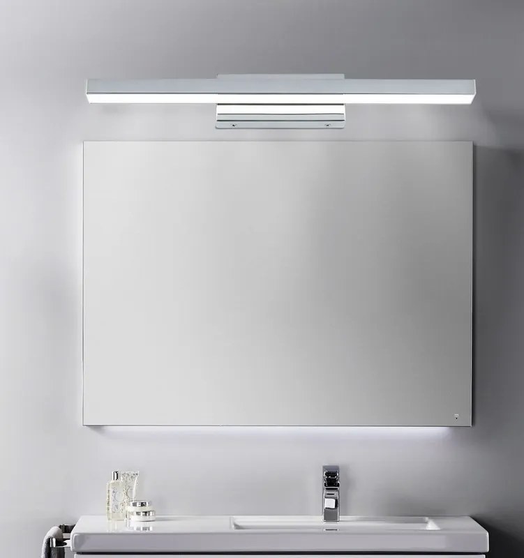 Rabalux LED kúpeľňové svietidlo nad zrkadlo John 1x12W | 1080lm | 4000K | IP44 - chróm