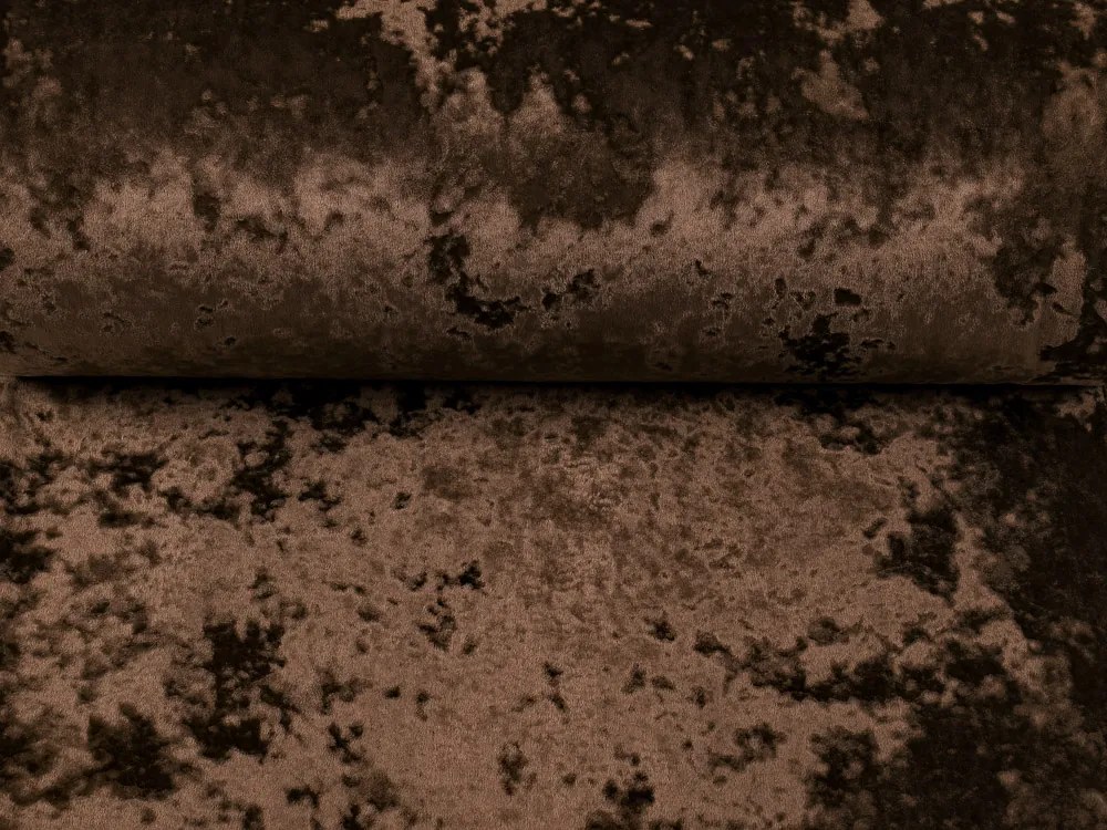 Biante Zamatový obdĺžnikový obrus Diana DI-004 Tmavo hnedý 100x140 cm