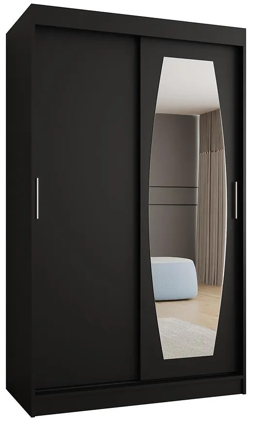 Skriňa Rossa 120 čierna