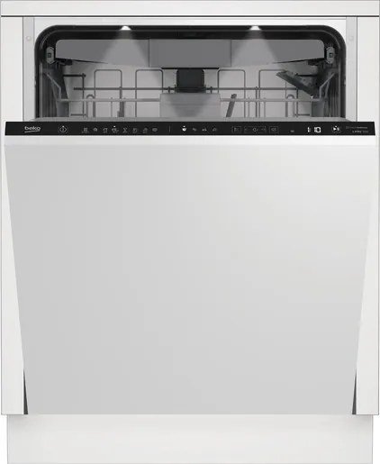 Vstavaná umývačka riadu Beko Beyond strieborná BDIN38550C