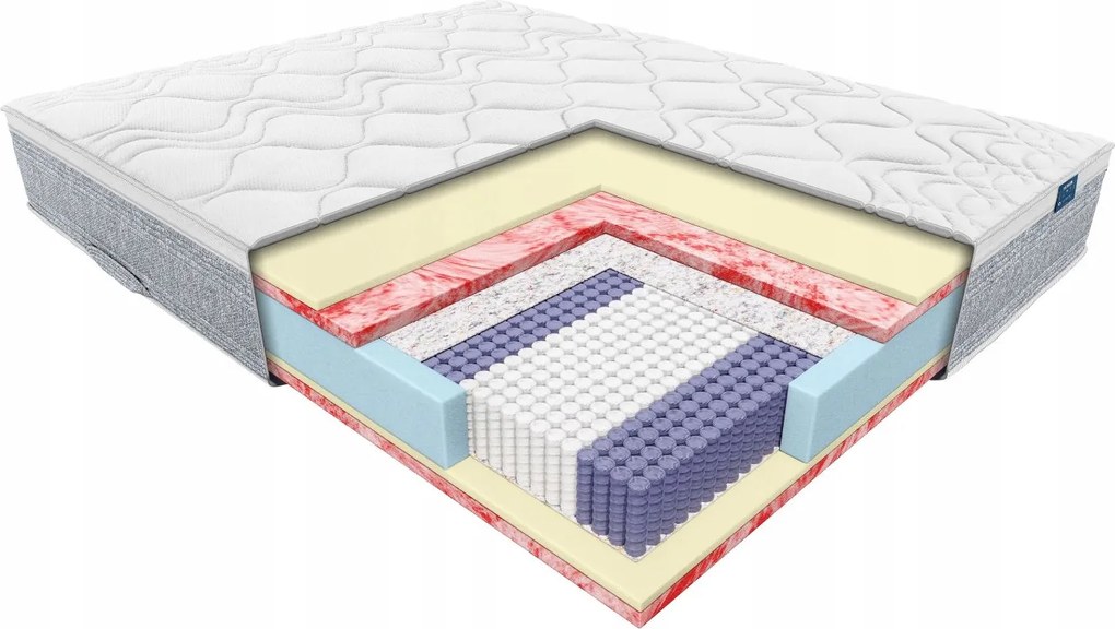 Taštičkový pružinový matrac Janpol Jan 180x200 23 cm H2 Adaptive