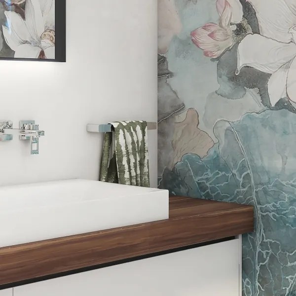 NIMCO MA 29035-26 - Nástenný vešiak na uteráky MAYA 36 cm lesklý chróm