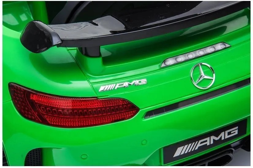 LEAN CARS Elektrické autíčko Mercedes GTR zelené, LED, MP3