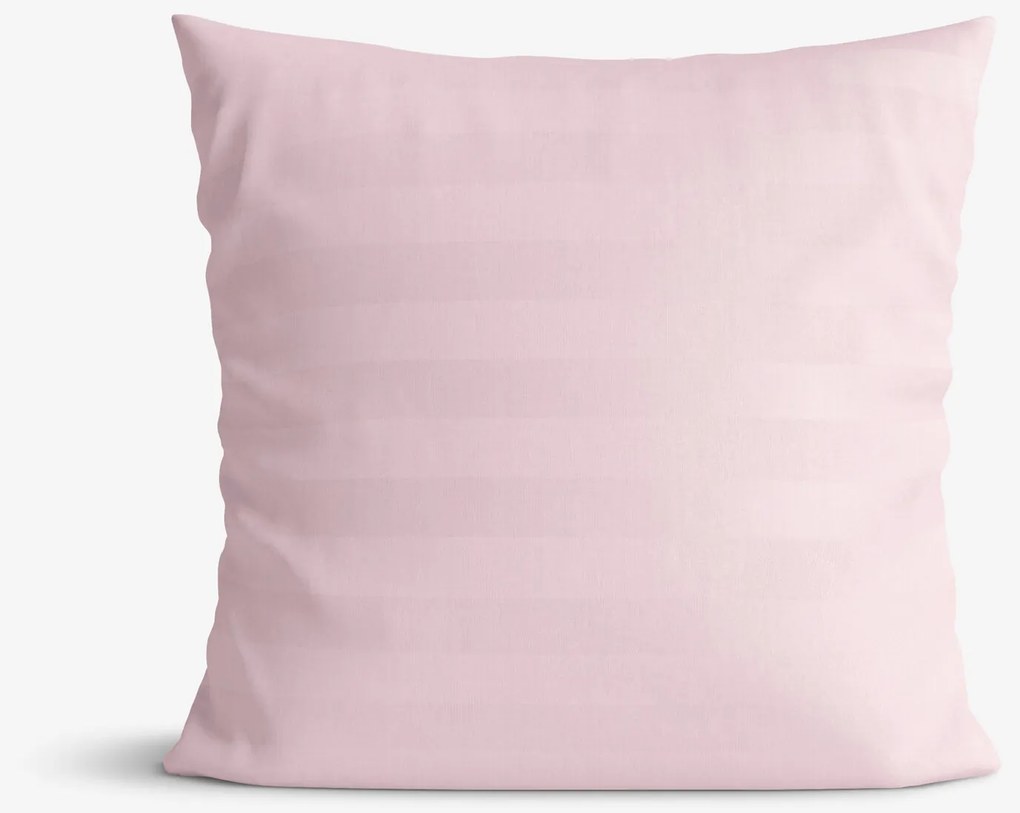 Goldea damašková obliečka na vankúš - staroružové prúžky so saténovým leskom 30 x 50 cm