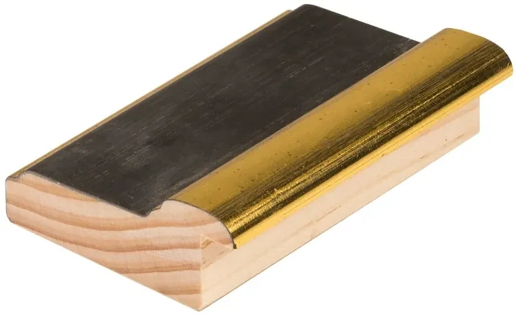 DANTIK rám na obraz 40x50 | Oro Fino černozlatá (Sklo Čiré)