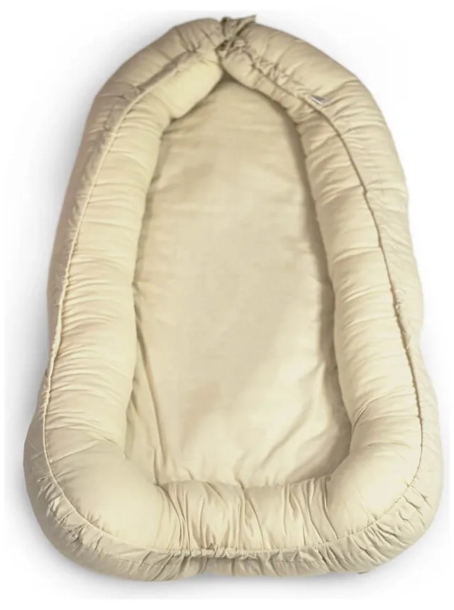 Hniezdo ochranné pre bábätko FEEL SAFE Light Beige 90 x 60 cm