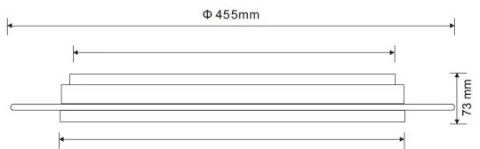 Globo 41310-30 - LED Stmievateľné stropné svietidlo OPTIMA LED/30W/230V + DO