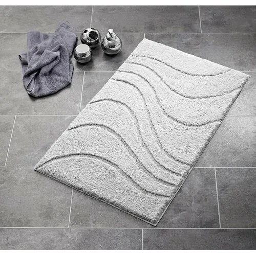 RIDDER 729307 La ola kúpeľňová predložka s protišmykom 60 x 90 cm, sivá