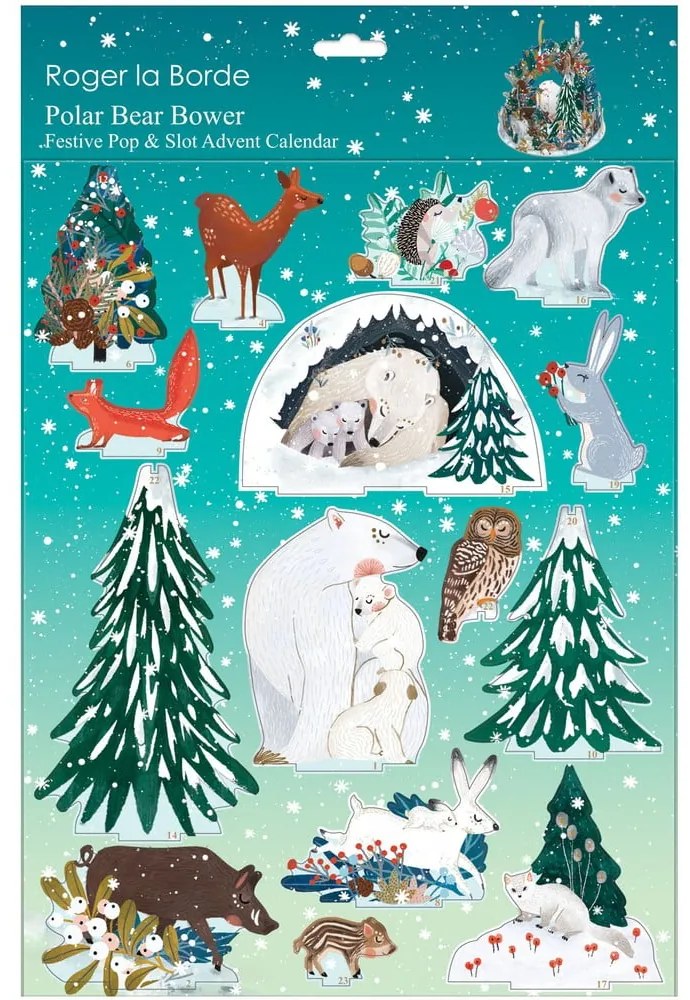 Adventný kalendár Polar Bear Bower – Roger la Borde
