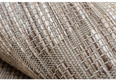 Koberec SISAL PATIO 3069 Marocká mriežka ploché tkanie - prirodzené, béžová Veľkosť: 136x190 cm