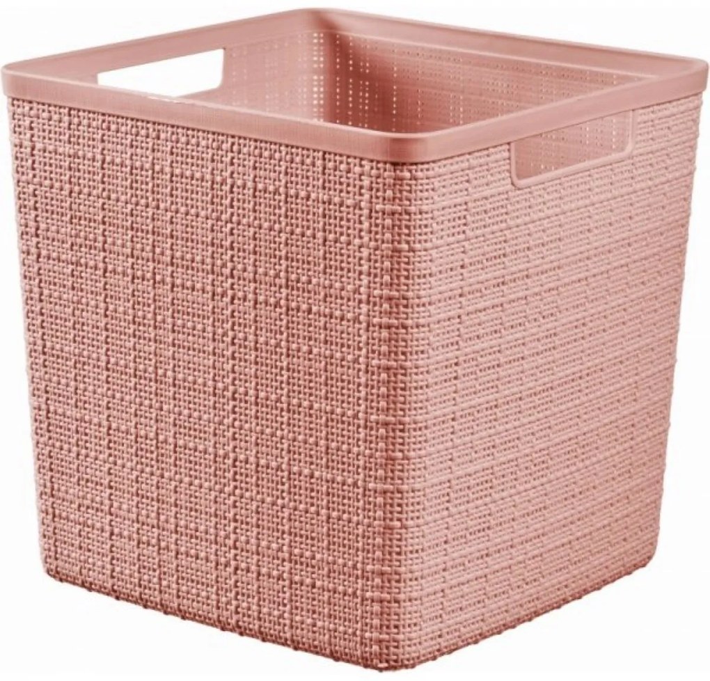 Curver Úložný kôš JUTE 17L, ružový