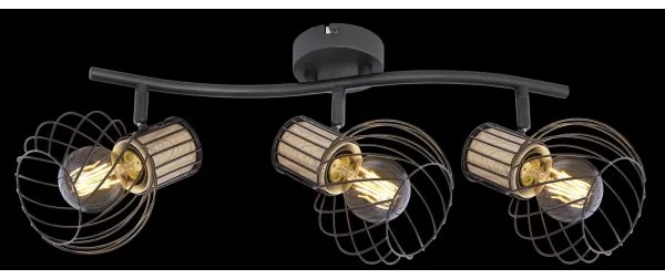 Globo 54012-3DS - Bodové svietidlo LUISE 3xE27/40W/230V