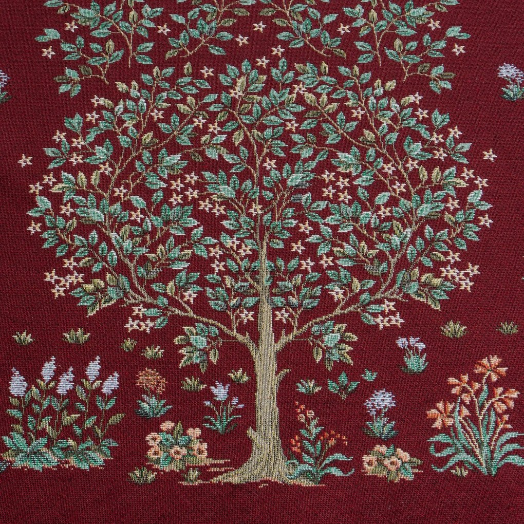 EUROFIRANY GOBELÍNOVÝ OBRUS FESTIVE VERDE1 140X260 CM VZOROVANÝ