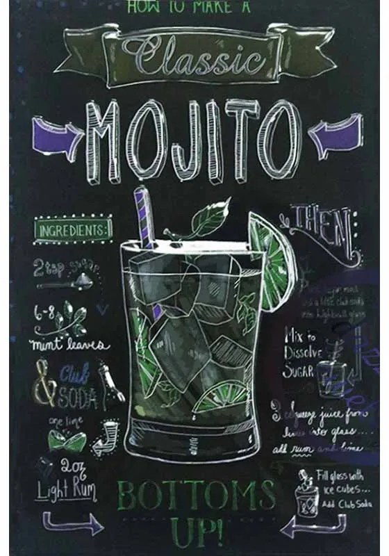 Ceduľa Mojito