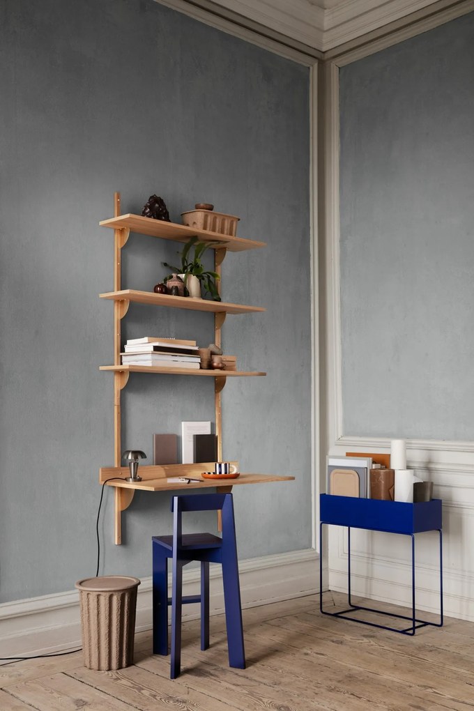 Ferm Living Stojan na kvetiny Plant box Bright Blue