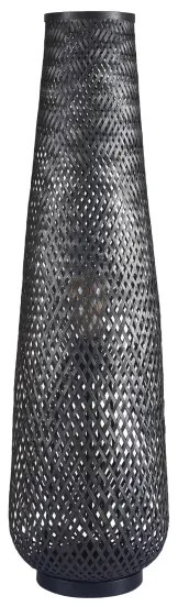 Stojacia lampa ZANZIBAR 1xE27/20W/230V čierna