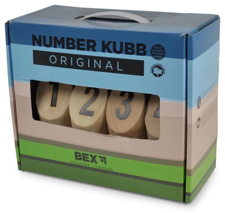 Kubb s číslami - zahradná hra