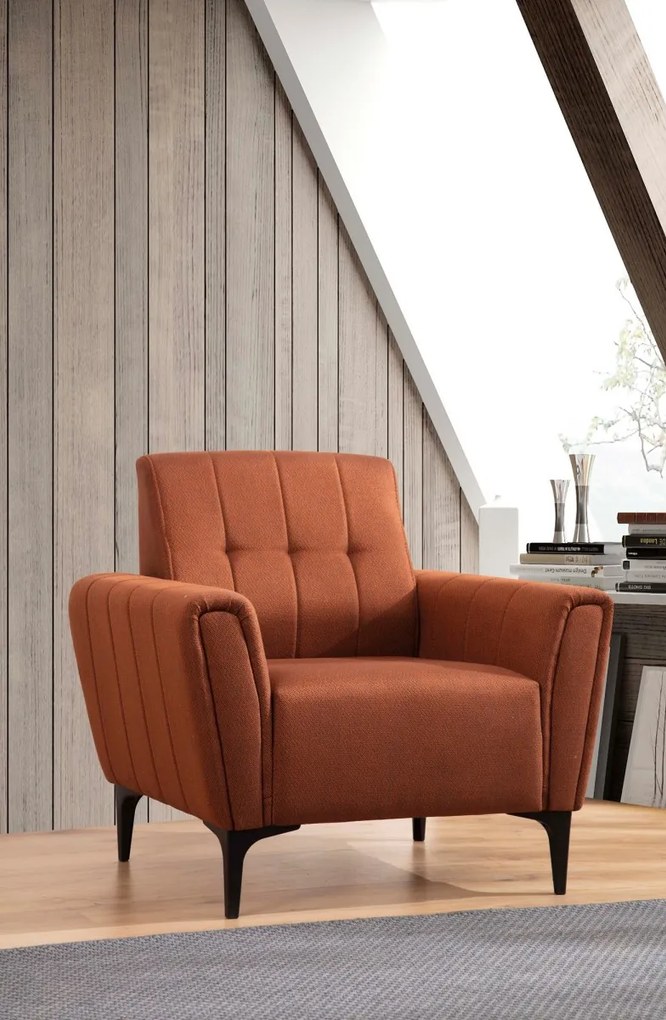 Křeslo Hamlet cihlové