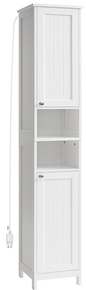 Kúpeľňová skrinka - biela