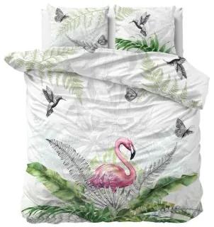 Sammer Jedinečné posteľné obliečky v bielej farbe s pelikánom 220x240 cm 8720105620652 220 x 240 cm