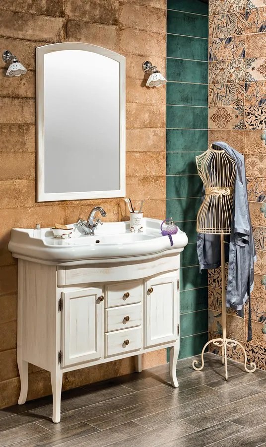 Sapho Sapho, RETRO umývadlová skrinka 60x80x45cm, buk, 735140