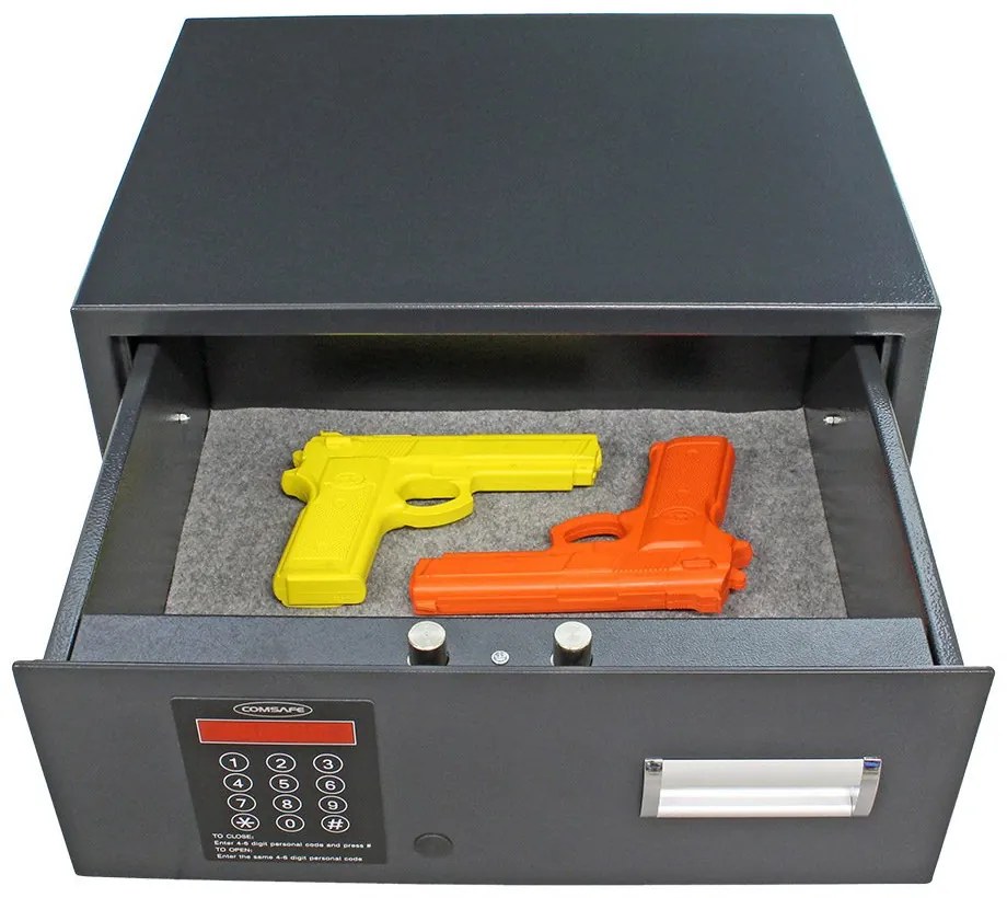 Nábytkový šuplíkový trezor, MOTION 1, elektronický zámok, 200 x 470 x 370 mm