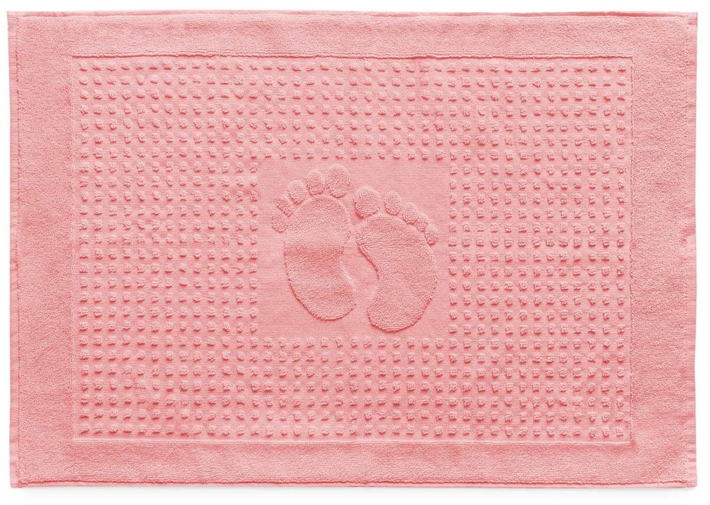 PODLOŽKA DO KÚPEĽNE HOTEL FEET 50X70 CM RUŽOVÁ