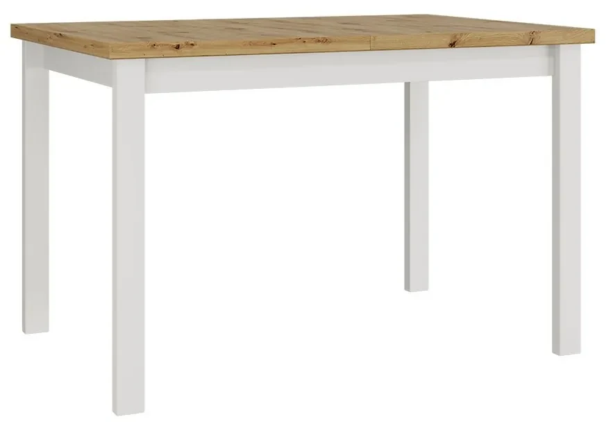 Rozkladací stôl Diesel 80 x 120/150 I, Morenie: dub artisan L / biela
