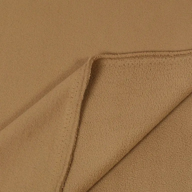 Goldea polar fleece antipilling - orieškový 150 cm