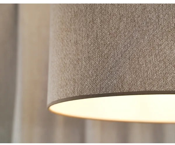 Duolla - Luster na lanku ROLLER ECO RECYCLING 1xE27/15W/230V pr. 45 cm hnedá