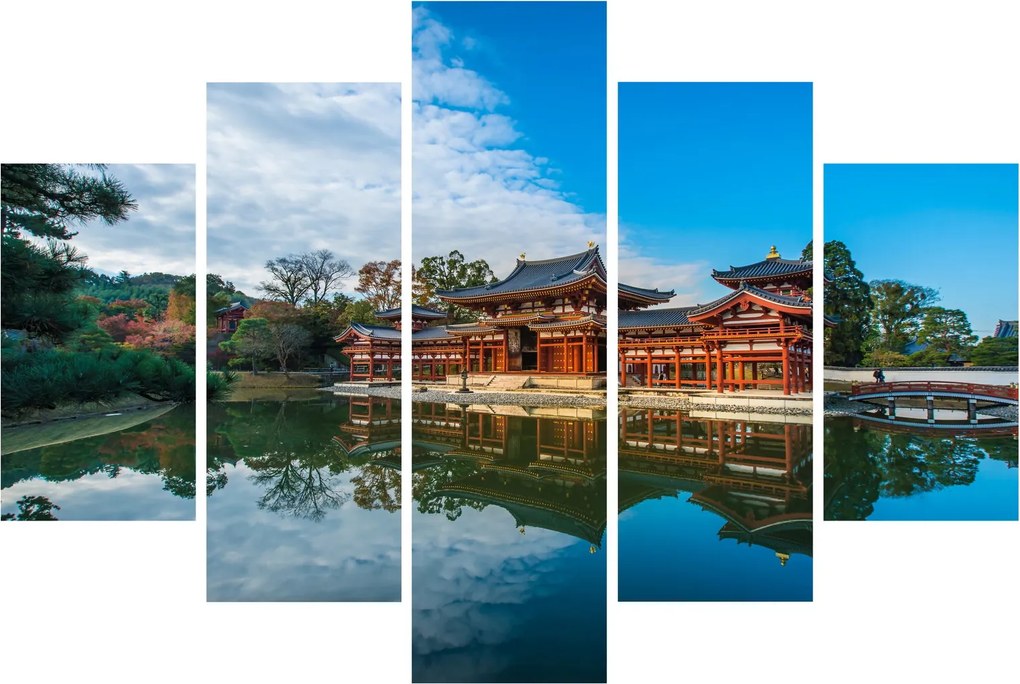 Obraz - Chrám Byodo-in, Japonsko (150x105 cm)