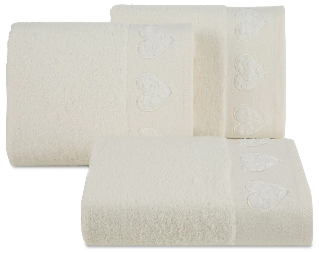 FROTÉ UTERÁK KAMILA 50X90 CM KRÉMOVÁ