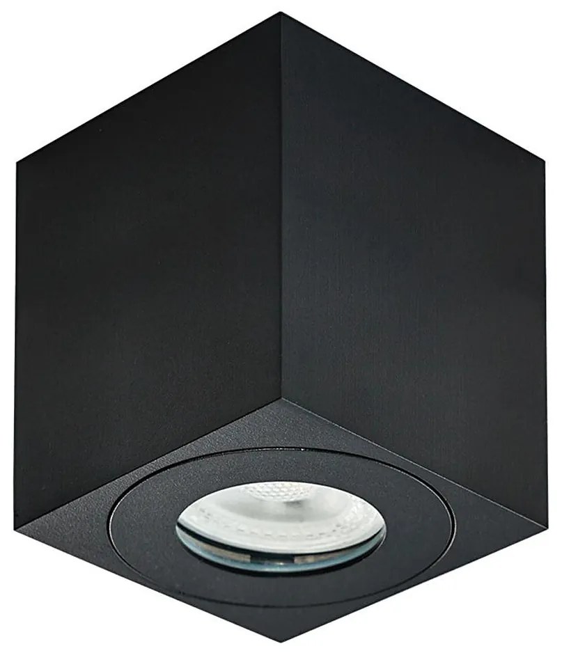 Emithor 48623 - Kúpeľňové bodové svietidlo ALUX 1xGU10/35W/230V IP44 čierna