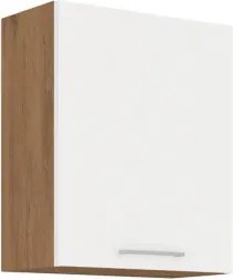 Horná kuchynská skrinka Vigo, dub lancelot/bílý lesk, šířka 60 cm%