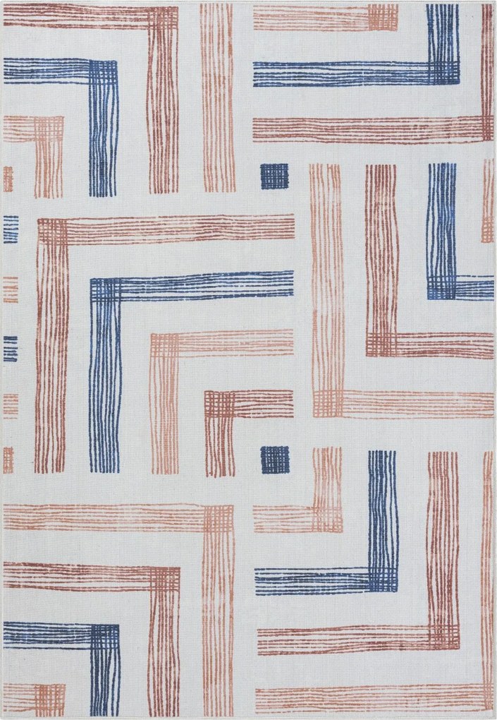 Kusový koberec Zoe CA30021 cream – na von aj na doma, 160x230, viacfarebná, chodba / predsieň, My Flair