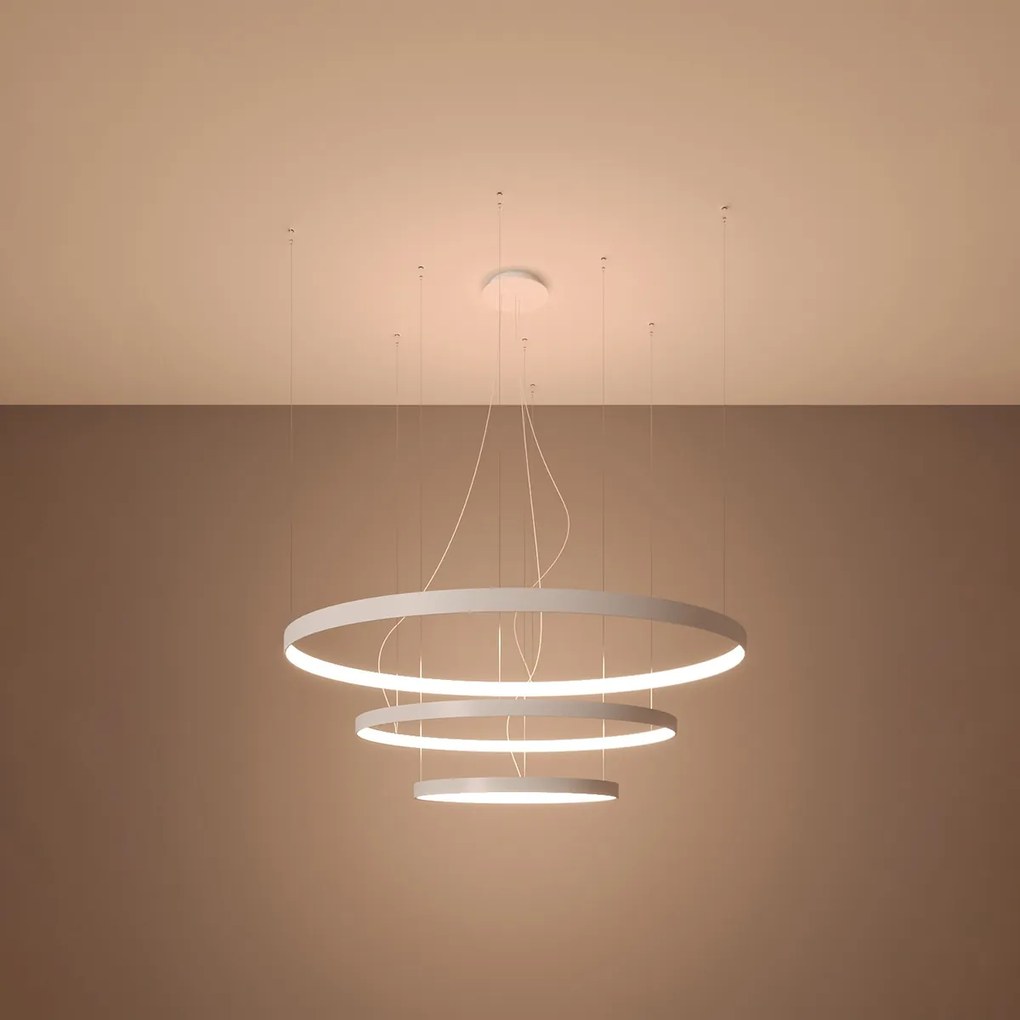 Závesné LED svietidlo Rio 3 55/78/110, 3x LED 150w, 3000k, w