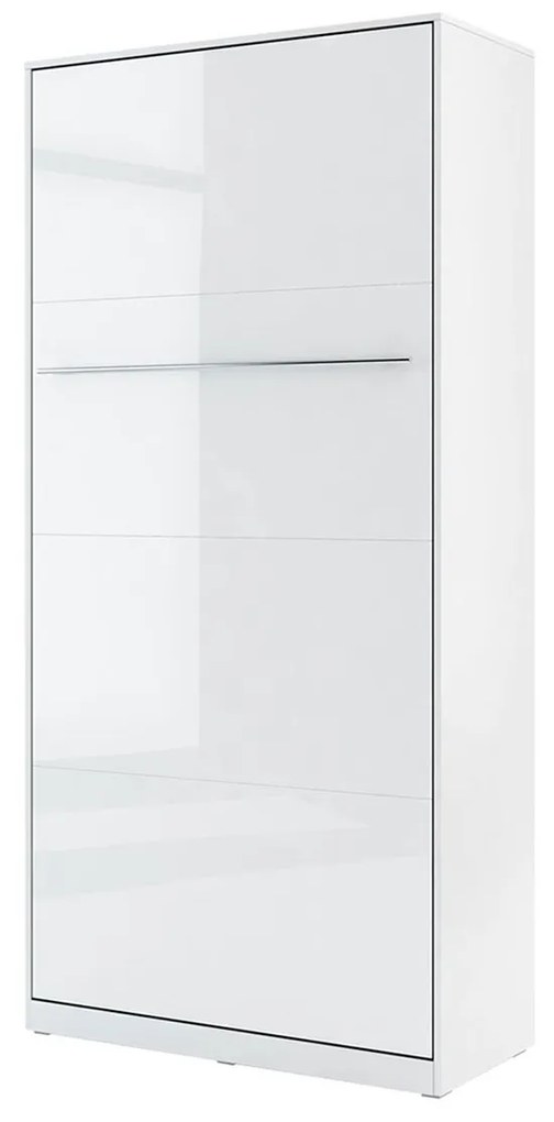 Sklápacia posteľ Callista Pro I (biela + lesk biely) (90x200). Vlastná spoľahlivá doprava až k Vám domov. 1058144